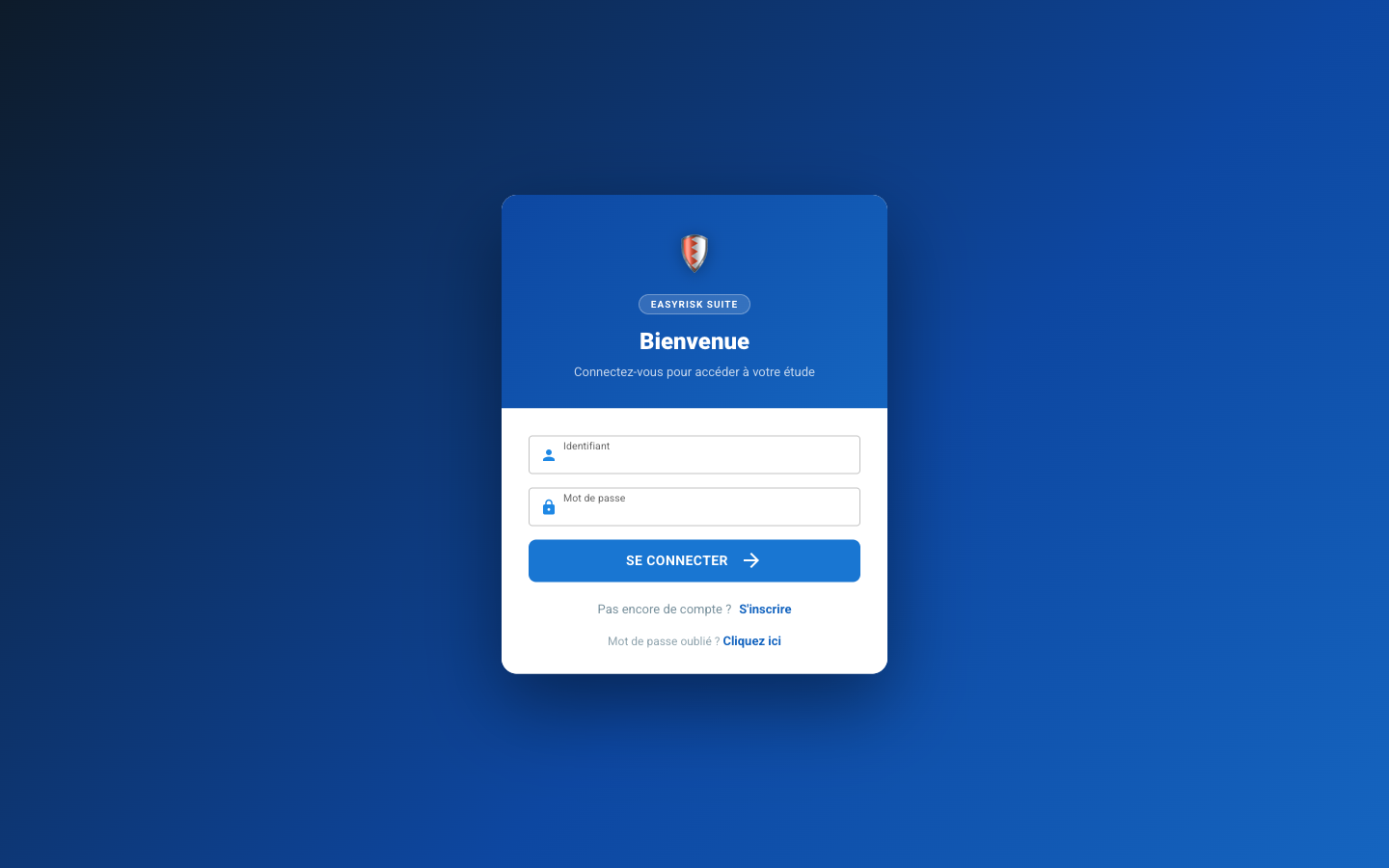 Page de connexion